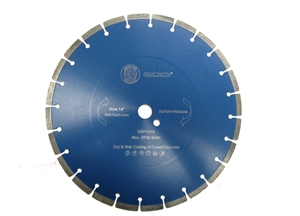 14" Super Premium Cured Concrete Blade Icon Image - Click here to view larger image