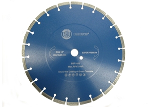 14" Super Premium Green Concrete Blade Icon Image - Click here to view larger image