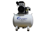 California Air Tools 2 Hp 10 Gallon Horizontal Oil-Free Air Dryer Air Compressor w/ Drain