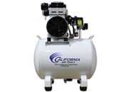 California Air Tools 2 Hp 10 Gallon Horizontal Tank Oil-Free Electric Air Compressor w/ Drain