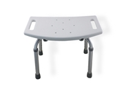 MedGear Tool-Free Adjustable Bathroom Shower Bench Image