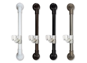 18" MedGear Wall-Mount Assisting Grab Bar w/ Free Clip-On Shower Head Holder Image