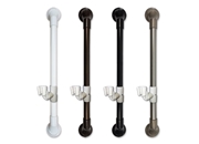 24" MedGear Wall-Mount Assisting Grab Bar w/ Free Clip-On Shower Head Holder Image