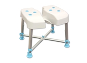 MedGear DURA Hygienic Cutout Shower Bench