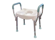 MedGear Elevated Toilet Seat w/ Handles and Adjustable Legs