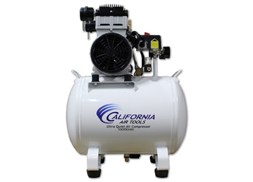 California Air Tools 2 Hp 10 Gallon Horizontal Tank Oil-Free Electric Air Compressor w/ Drain