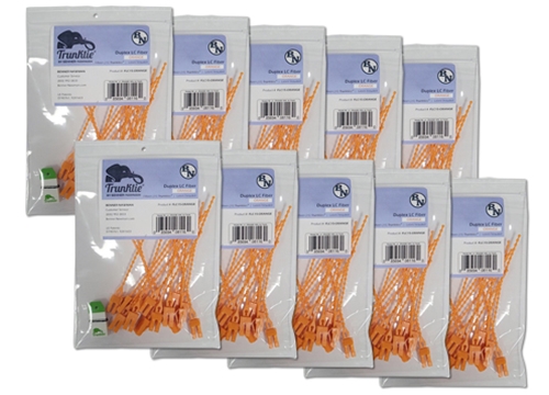Fiber Optic Trunktie by Benner-Nawman ( Duplex LC Port), Box of 150