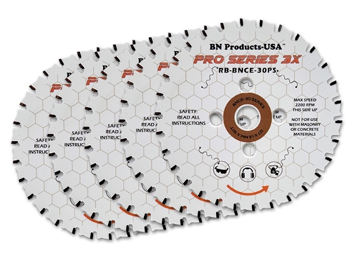BN Products Pro-Series 3X Blade For BNCE-30 and BNCE-30C-24V Cutting Edge Saws, 5-Pack