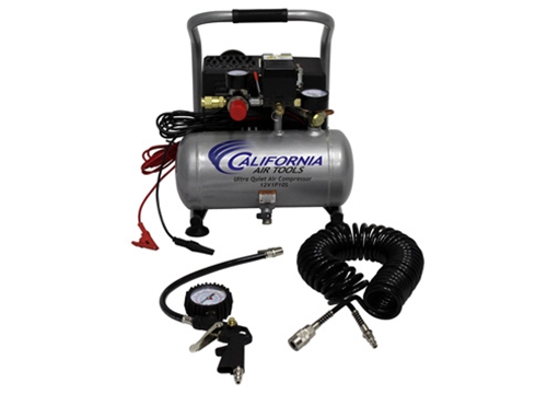 California Air Tools 12V 1 Gallon Steel Tank Oil-Free Air Compressor